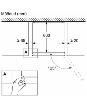 Külmik bosch, 186 cm, 218/103 l, 35 db, elektrooniline juhtimine, nofrost, inox-foto5