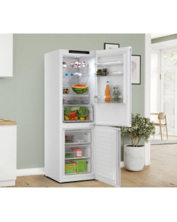 Külmik bosch, 186cm, 218/103 l, 35 db, elektrooniline juhtimine, nofrost, valge-foto2