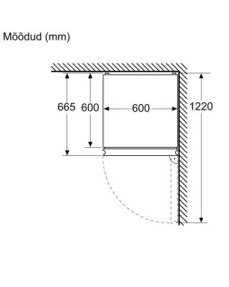 Külmik bosch, 203 cm, 260/103 l, 35 db, elektrooniline juhtimine, no-frost, rv teras-foto3