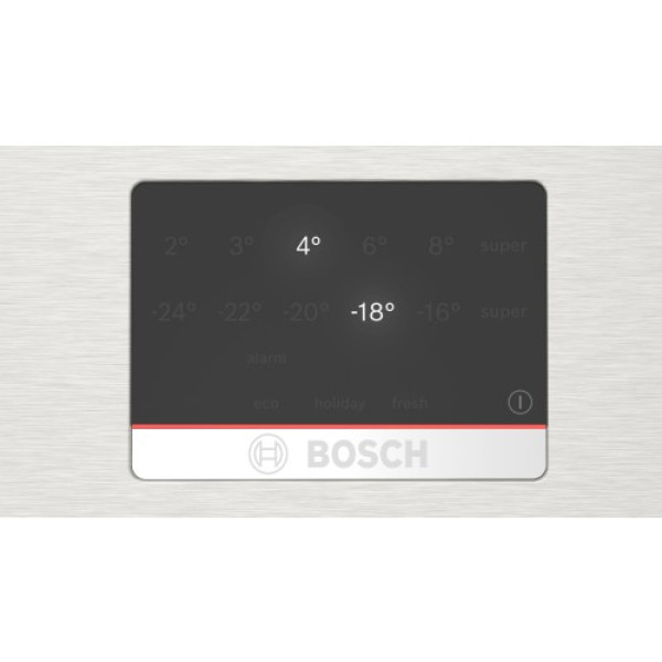 Külmik bosch, 203 cm, 33 db, elektrooniline juhtimine, rv teras, 260/103 l Kodumasinad