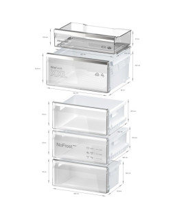 Külmik bosch, 203 cm, 33 db, elektrooniline juhtimine, rv teras, 260/103 l-foto7