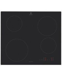 Pliidiplaat electrolux, 4 x induktsioon, 60 cm, matt must, lõigatud serv