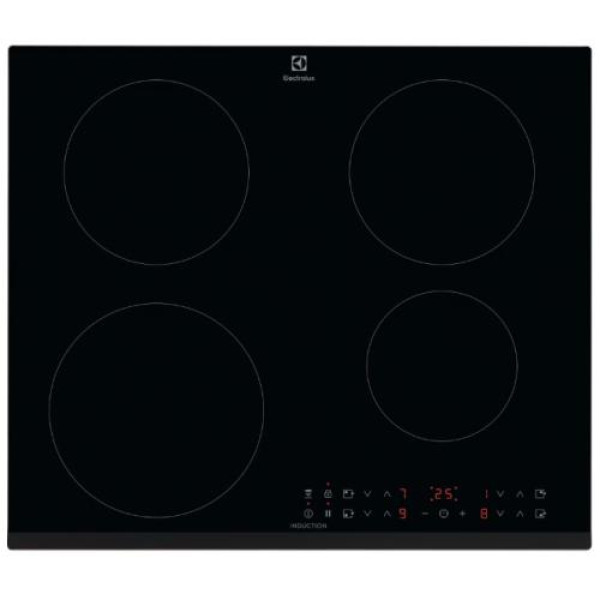 Pliidiplaat electrolux, 4 x induktsioon, 60 cm, hob2hood, must, faasitud esiserv