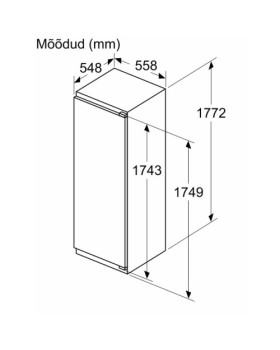 Jahekapp bosch, integreeritav, 177.5 cm, 310 l, 35 db, elektrooniline juhtimine-foto3