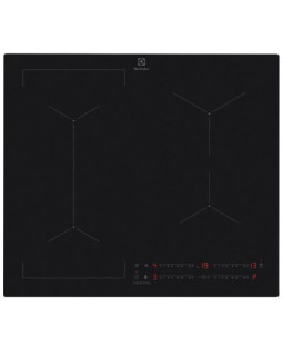 Pliidiplaat electrolux, 4 x induktsioon, 60 cm, matt must, lõigatud servad