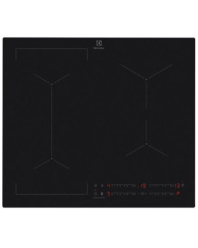 Pliidiplaat electrolux, 4 x induktsioon, 60 cm, matt must, lõigatud servad