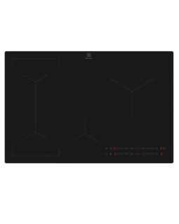 Pliidiplaat electrolux, 4 x induktsioon, 78 cm, hob2hood, saphirmatt,lõigatud servad