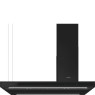 Õhupuhastaja smeg, saare, 120 cm, 739 m3/h, 71 db, matt must/must klaas