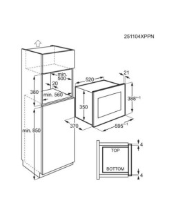 Mikrolaineahi electrolux, int, 1000/900 w, must-foto2