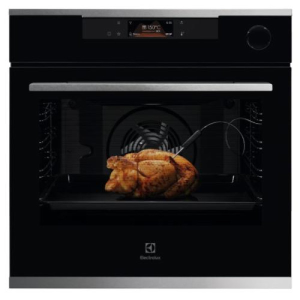 Ahi electrolux, 72 l, pürolüüs, aurufunktsioon, must/rv-teras