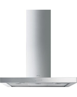 Õhupuhastaja smeg, seina, 90 cm, 570 m3/h, rv teras