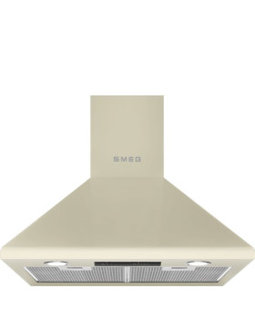 Õhupuhastaja smeg, seina, 60 cm, kreem, 635 m3/h, 67 db