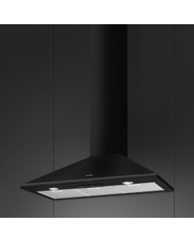 Õhupuhastaja smeg, seina, 90 cm, must, 588 m3/h, 65 db, must-foto2