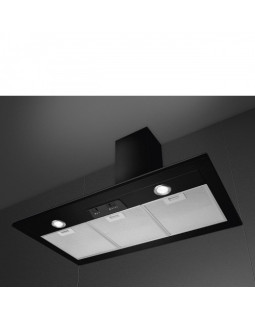 Õhupuhastaja smeg, seina, 90 cm, must, 588 m3/h, 65 db, must-foto3