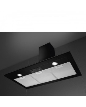 Õhupuhastaja smeg, seina, 90 cm, must, 588 m3/h, 65 db, must-foto3