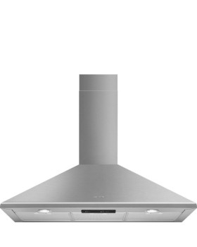 Õhupuhastaja smeg, seina, 90cm, rv teras, 588m3/h, 65db