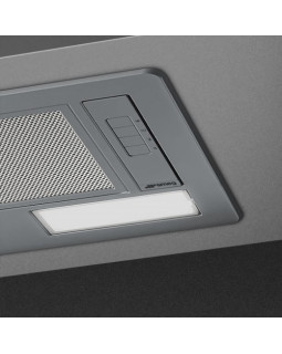 Õhupuhastaja smeg, integreeritav, 54 cm, 368 m3/h, 67 db, hõbedane-foto2