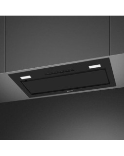 Õhupuhastaja smeg, integreeritav, 60 cm, autovent, 730 m3/h, 67 db, matt must-foto2