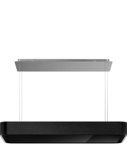 Õhupuhastaja smeg, saare, 100 cm, autovent, 650 m3/h, 73 db, matt must/must klaas Õhupuhastaja smeg, saare, 100 cm, autovent, 650 m3/h, 73 db, matt must/must klaas