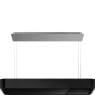 Õhupuhastaja smeg, saare, 100 cm, autovent, 650 m3/h, 73 db, matt must/must klaas