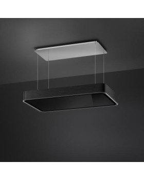 Õhupuhastaja smeg, saare, 100 cm, autovent, 650 m3/h, 73 db, matt must/must klaas-foto9