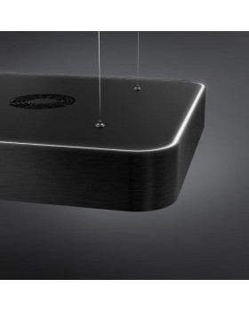 Õhupuhastaja smeg, saare, 100 cm, autovent, 650 m3/h, 73 db, matt must/must klaas-foto8