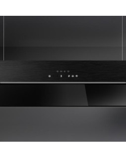Õhupuhastaja smeg, saare, 100 cm, autovent, 650 m3/h, 73 db, matt must/must klaas-foto7