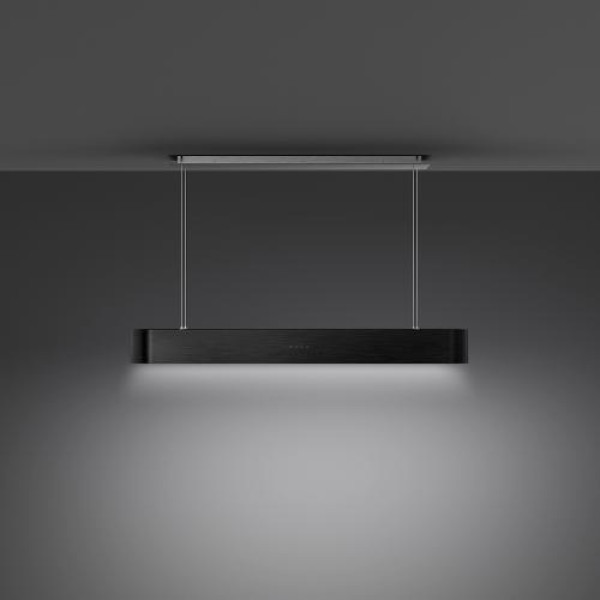 Õhupuhastaja smeg, saare, 100 cm, autovent, 650 m3/h, 73 db, matt must/must klaas Õhupuhastaja smeg, saare, 100 cm, autovent, 650 m3/h, 73 db, matt must/must klaas