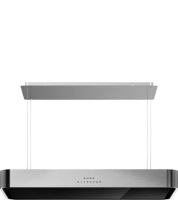 Õhupuhastaja smeg, saare, 100 cm, autovent, 650 m3/h, 73 db, rv-teras/must klaas Õhupuhastaja smeg, saare, 100 cm, autovent, 650 m3/h, 73 db, rv-teras/must klaas