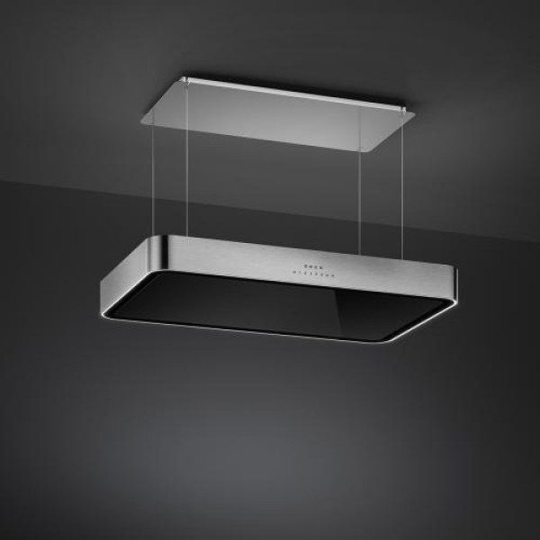 Õhupuhastaja smeg, saare, 100 cm, autovent, 650 m3/h, 73 db, rv-teras/must klaas Õhupuhastaja smeg, saare, 100 cm, autovent, 650 m3/h, 73 db, rv-teras/must klaas
