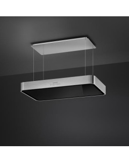 Õhupuhastaja smeg, saare, 100 cm, autovent, 650 m3/h, 73 db, rv-teras/must klaas-foto9
