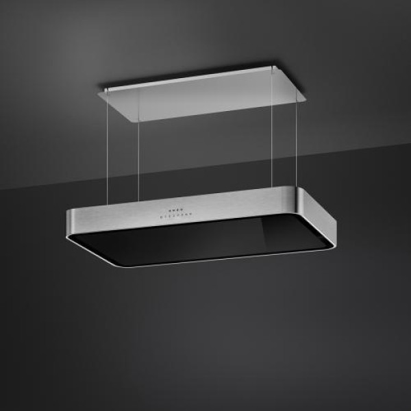 Õhupuhastaja smeg, saare, 100 cm, autovent, 650 m3/h, 73 db, rv-teras/must klaas Õhupuhastaja smeg, saare, 100 cm, autovent, 650 m3/h, 73 db, rv-teras/must klaas