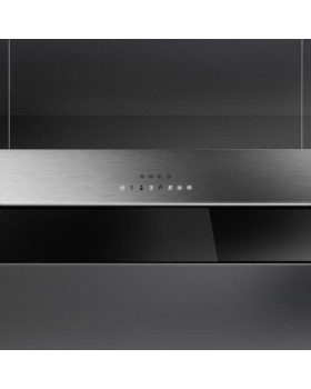 Õhupuhastaja smeg, saare, 100 cm, autovent, 650 m3/h, 73 db, rv-teras/must klaas-foto7