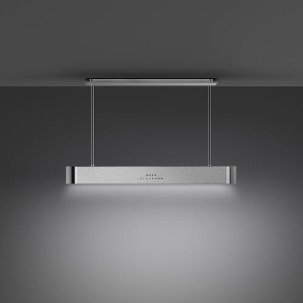 Õhupuhastaja smeg, saare, 100 cm, autovent, 650 m3/h, 73 db, rv-teras/must klaas Õhupuhastaja smeg, saare, 100 cm, autovent, 650 m3/h, 73 db, rv-teras/must klaas