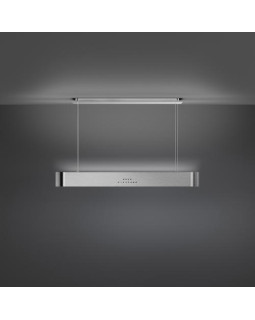 Õhupuhastaja smeg, saare, 100 cm, autovent, 650 m3/h, 73 db, rv-teras/must klaas-foto5