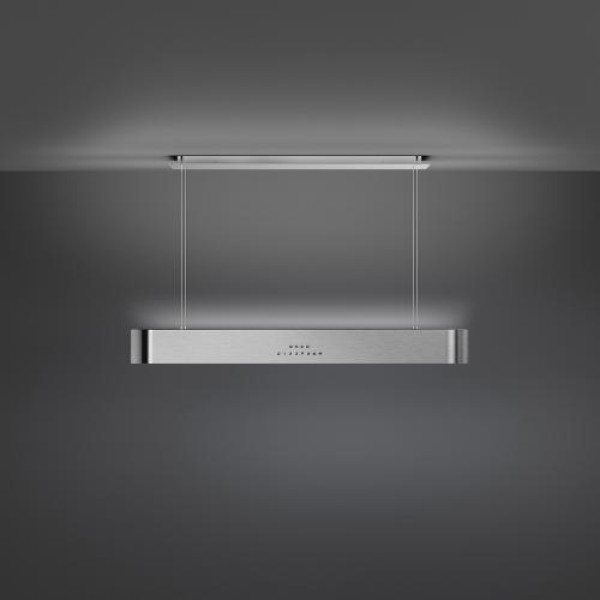 Õhupuhastaja smeg, saare, 100 cm, autovent, 650 m3/h, 73 db, rv-teras/must klaas Õhupuhastaja smeg, saare, 100 cm, autovent, 650 m3/h, 73 db, rv-teras/must klaas