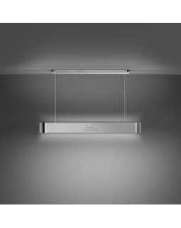 Õhupuhastaja smeg, saare, 100 cm, autovent, 650 m3/h, 73 db, rv-teras/must klaas-foto4
