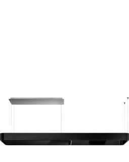 Õhupuhastaja smeg, saare, 180 cm, autovent, 650 m3/h, 73 db, matt must/must klaas Õhupuhastaja smeg, saare, 180 cm, autovent, 650 m3/h, 73 db, matt must/must klaas