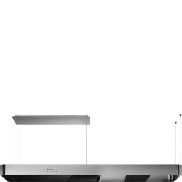 Õhupuhastaja smeg, saare, 180 cm, autovent, 650 m3/h, 73 db, rv-teras/must klaas Õhupuhastaja smeg, saare, 180 cm, autovent, 650 m3/h, 73 db, rv-teras/must klaas