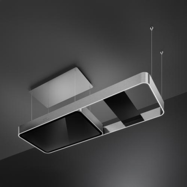 Õhupuhastaja smeg, saare, 180 cm, autovent, 650 m3/h, 73 db, rv-teras/must klaas Õhupuhastaja smeg, saare, 180 cm, autovent, 650 m3/h, 73 db, rv-teras/must klaas