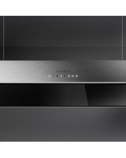 Õhupuhastaja smeg, saare, 180 cm, autovent, 650 m3/h, 73 db, rv-teras/must klaas-foto6