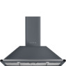 Õhupuhastaja smeg victoria, seina, 110 cm, 784 m3/h, 63 db, kiltkivi hall