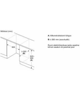 Külmik bosch, integreeritav, 82 cm, 93/17 l, 35 db-foto5