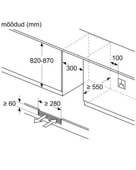 Veinikülmik bosch, 30 cm, 38 db, integreeritav, must-foto6