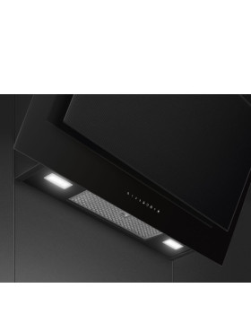 Õhupuhastaja smeg linea, seina, 90 cm, 636 m3/h, 70 db, must klaas-foto3