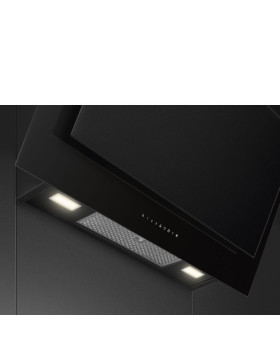 Õhupuhastaja smeg linea, seina, 90 cm, 636 m3/h, 70 db, must klaas-foto4