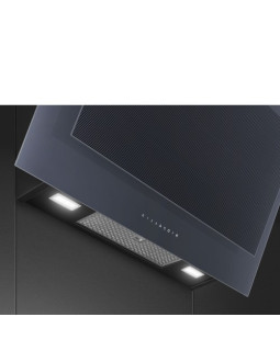 Õhupuhastaja smeg linea, seina, 90 cm, 70 db, 782 cm3/h, neptuun hall-foto3