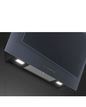 Õhupuhastaja smeg linea, seina, 90 cm, 70 db, 782 cm3/h, neptuun hall-foto3