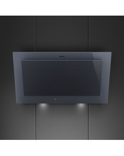 Õhupuhastaja smeg linea, seina, 90 cm, 70 db, 782 cm3/h, neptuun hall-foto4