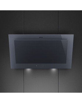 Õhupuhastaja smeg linea, seina, 90 cm, 70 db, 782 cm3/h, neptuun hall-foto4